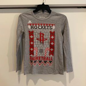 Adidas Houston Rockets long sleeve tee